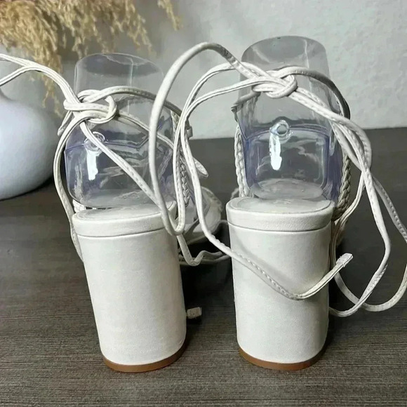 Schutz Maxima Block Sandals Size 10.5B - Picture 6 of 10